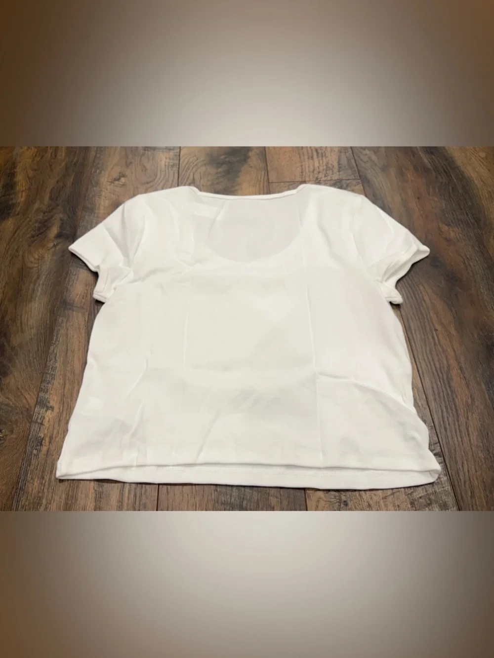 GAP Women’s Modern Tee White Cap Sleeve Crop Top T-shirt Size Large, NEW - Picture 7 of 7